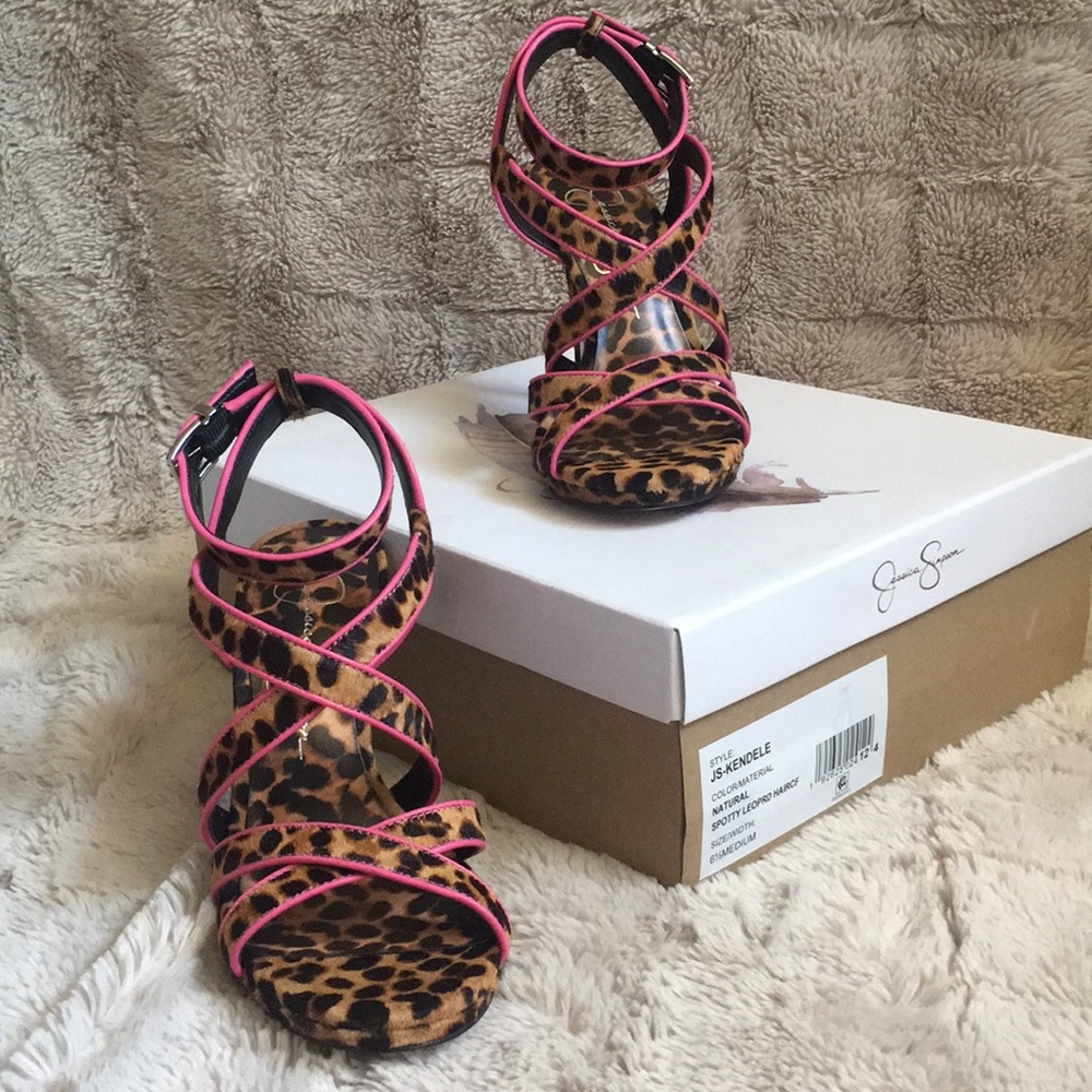 Jessica Simpson Leopard Heel